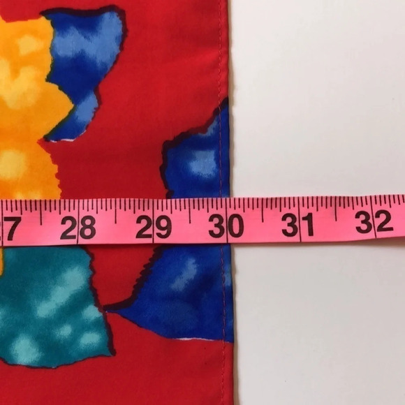 Abstract Floral  Scarf - Picture 6 of 6